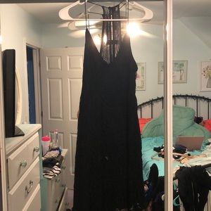 Zara lace black dress